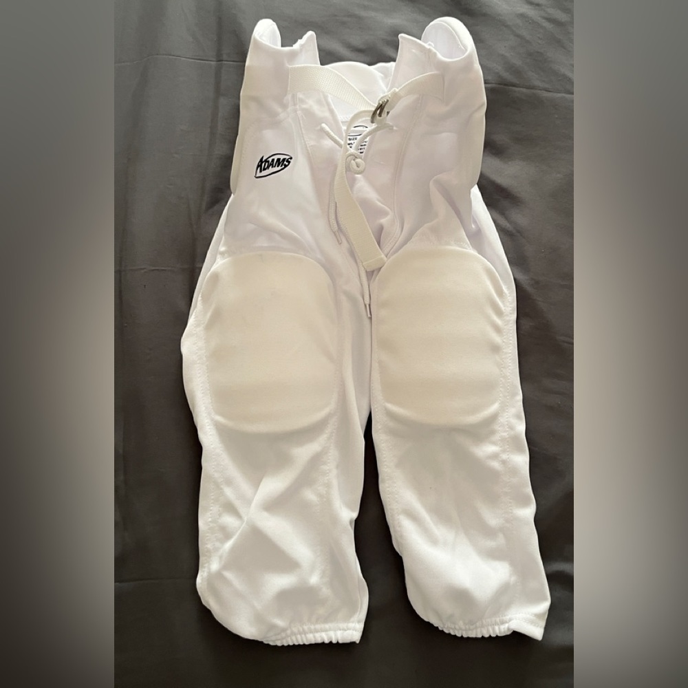 Adams youth football pant with pads.